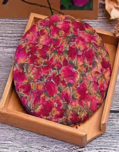 Golden Rosebud Tea Cake